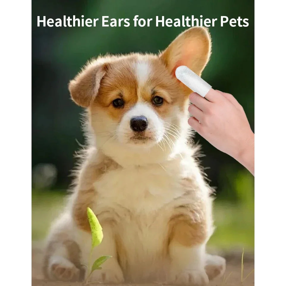 PawFresh Ear Cleaning Finger Wipes – 50 Pack