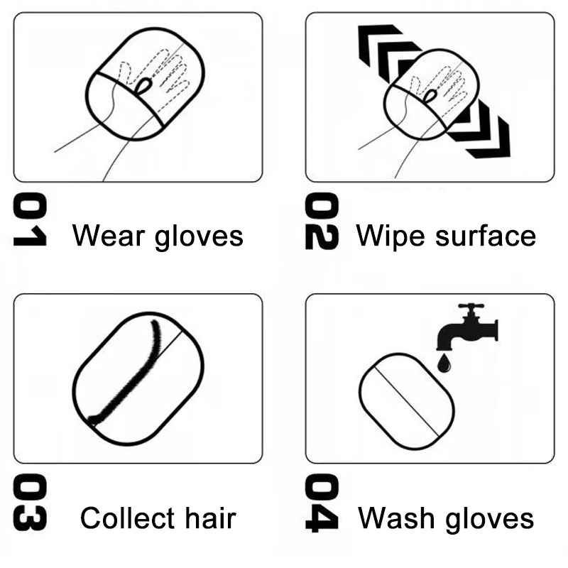 FurGrabber Grooming Gloves