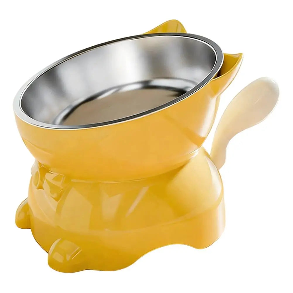 Anti-Tip Elevated Cat Bowl