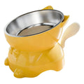 Anti-Tip Elevated Cat Bowl