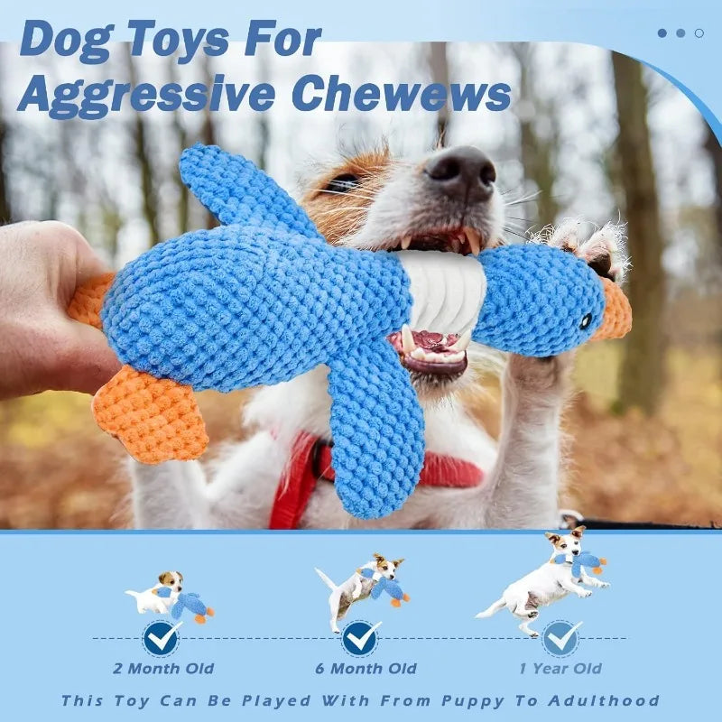 Interactive Plush Squeak Toy