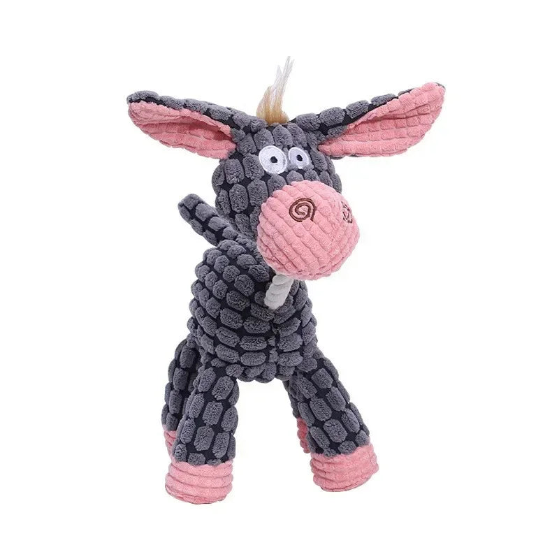 Corduroy Plush Squeaky Toy