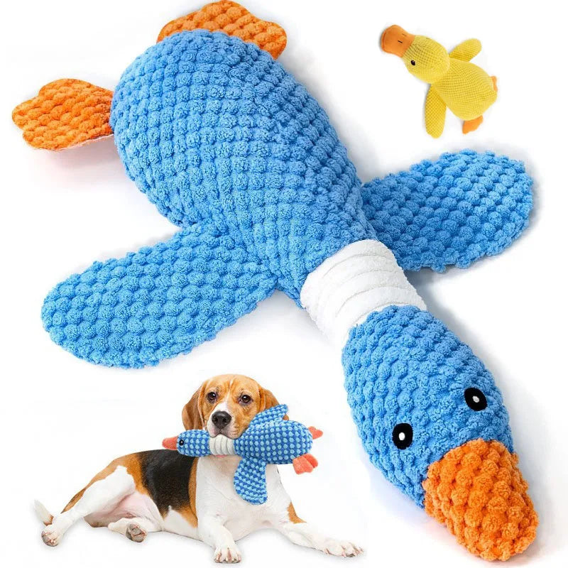 Interactive Plush Squeak Toy