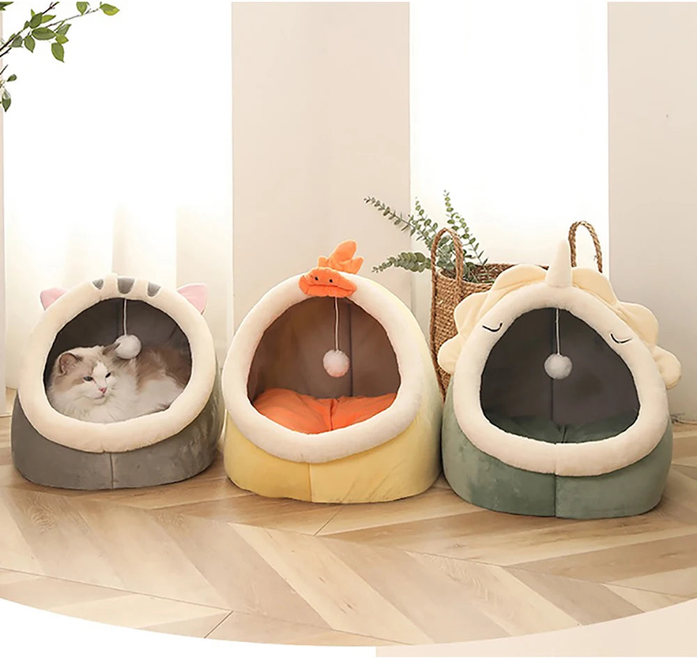 DreamNest Cozy Cave Cat Bed