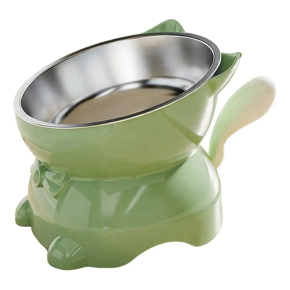 Anti-Tip Elevated Cat Bowl