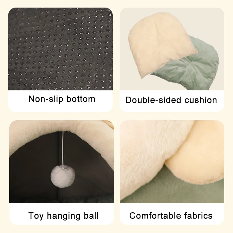 DreamNest Cozy Cave Cat Bed