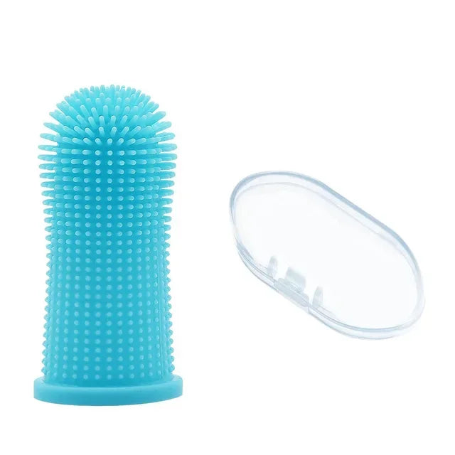 Super Soft Silicone Finger Toothbrush 360° Clean for Pets