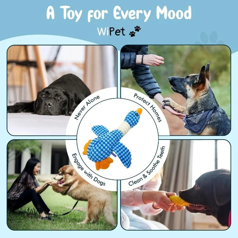 Interactive Plush Squeak Toy