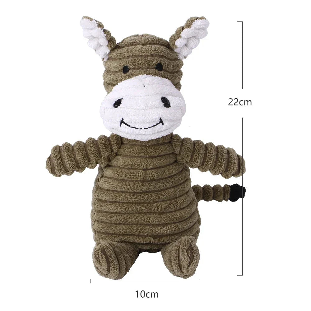 Corduroy Plush Squeaky Toy