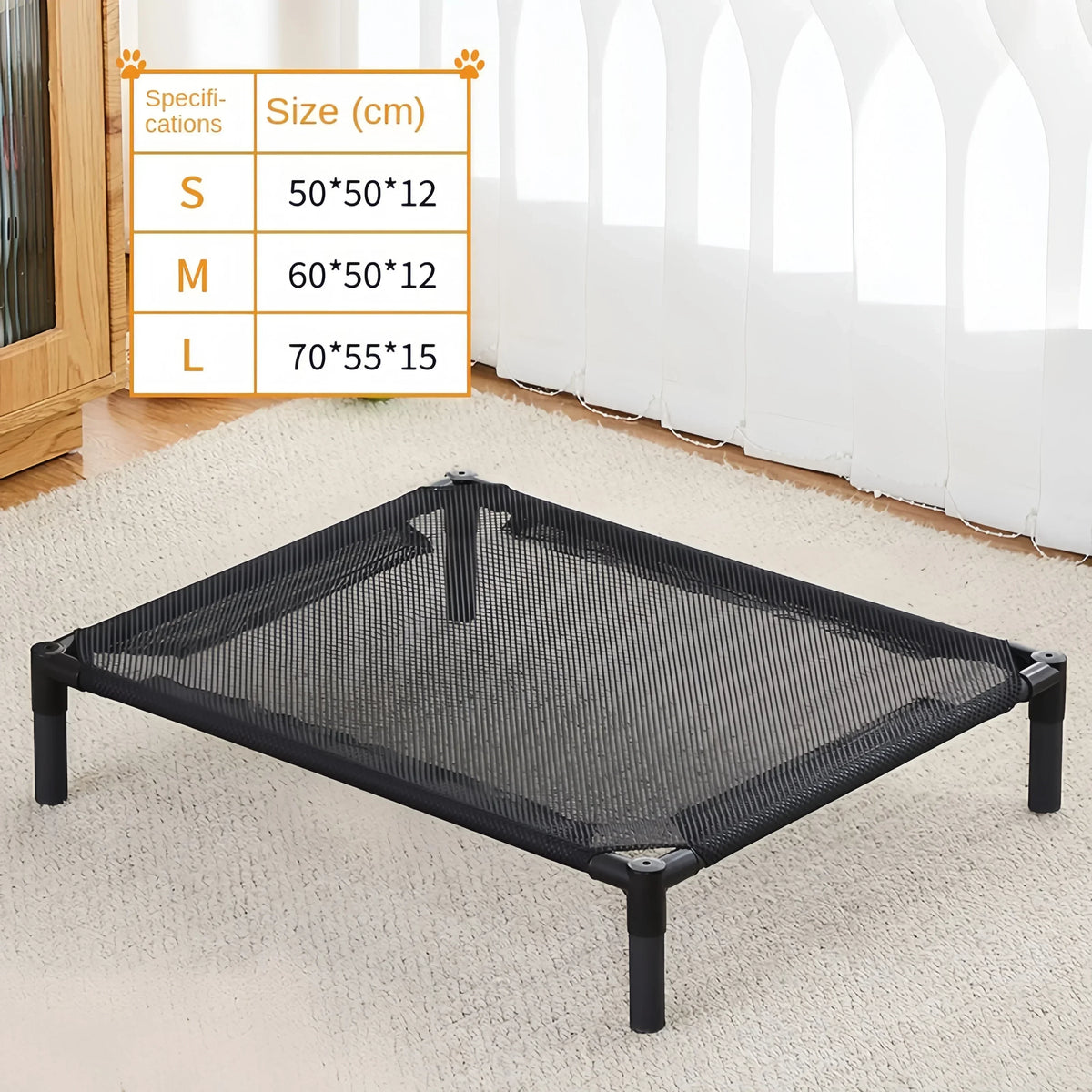 LiftEase Elevated Pet Bed