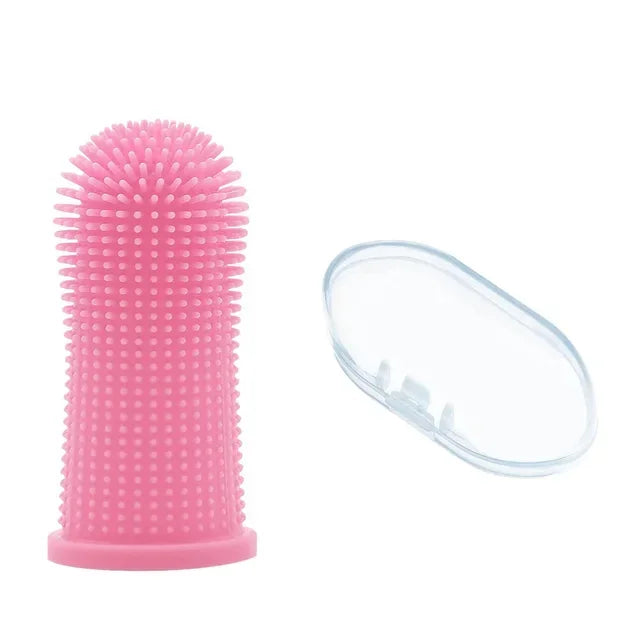 Super Soft Silicone Finger Toothbrush 360° Clean for Pets