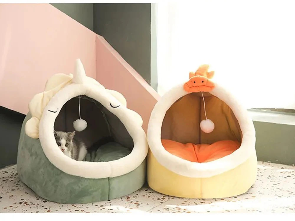 DreamNest Cozy Cave Cat Bed
