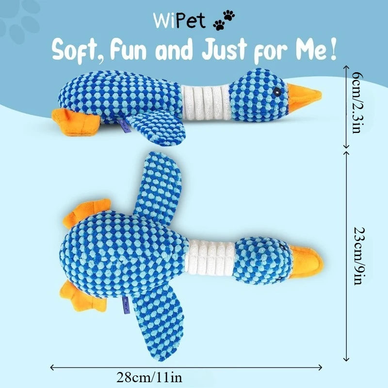 Interactive Plush Squeak Toy