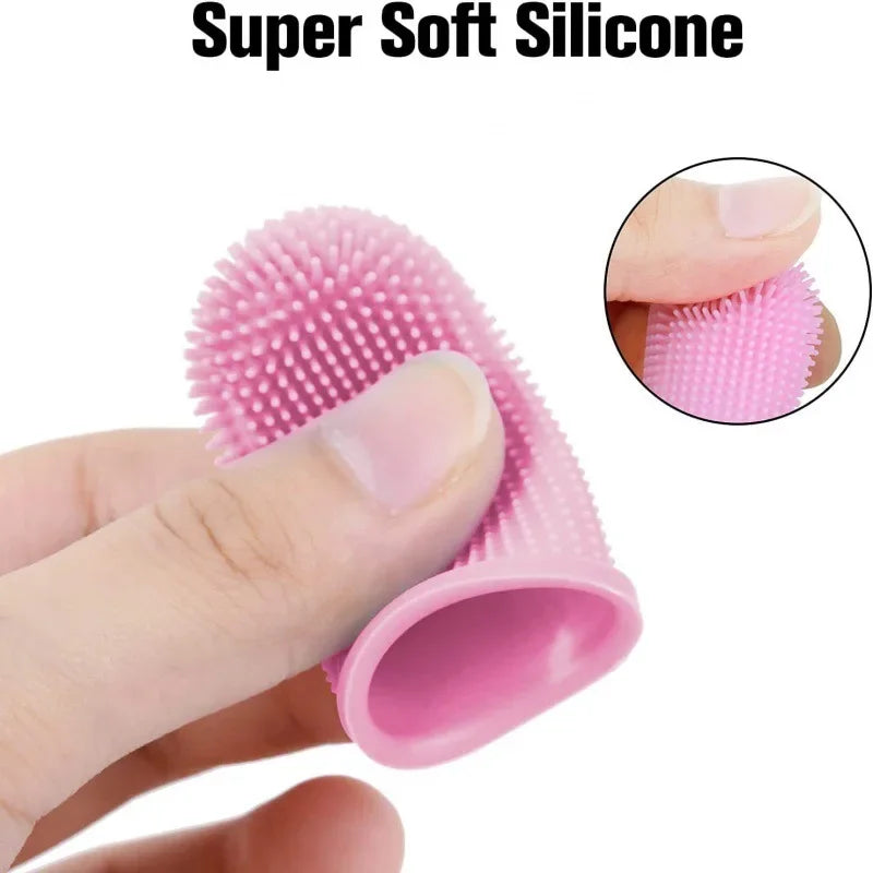 Super Soft Silicone Finger Toothbrush 360° Clean for Pets