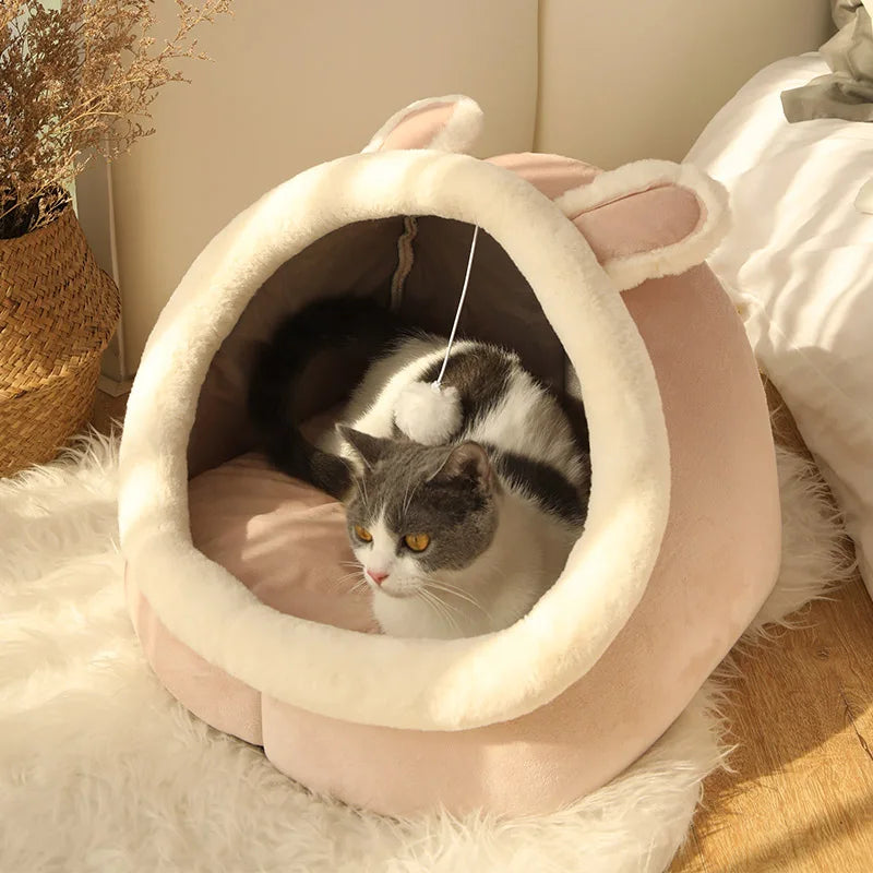DreamNest Cozy Cave Cat Bed