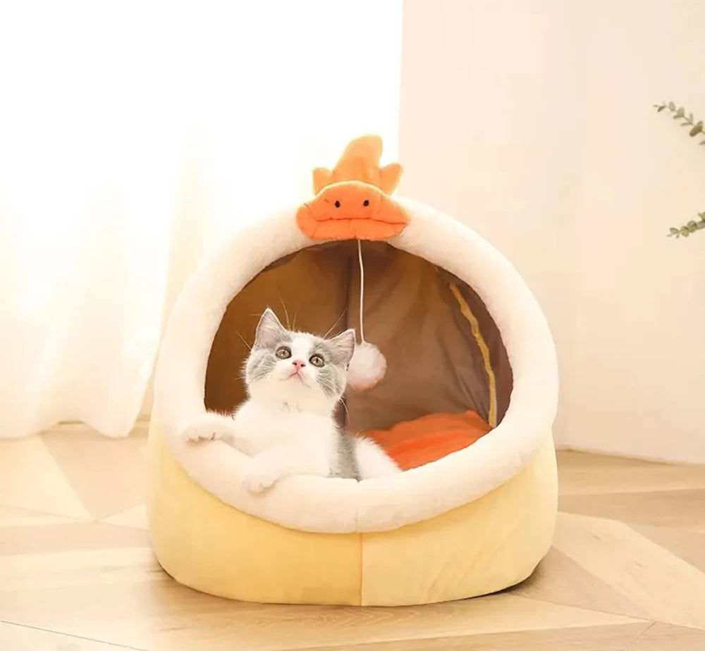 DreamNest Cozy Cave Cat Bed