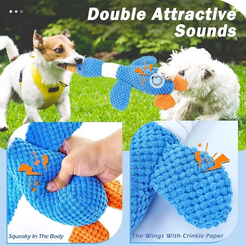 Interactive Plush Squeak Toy