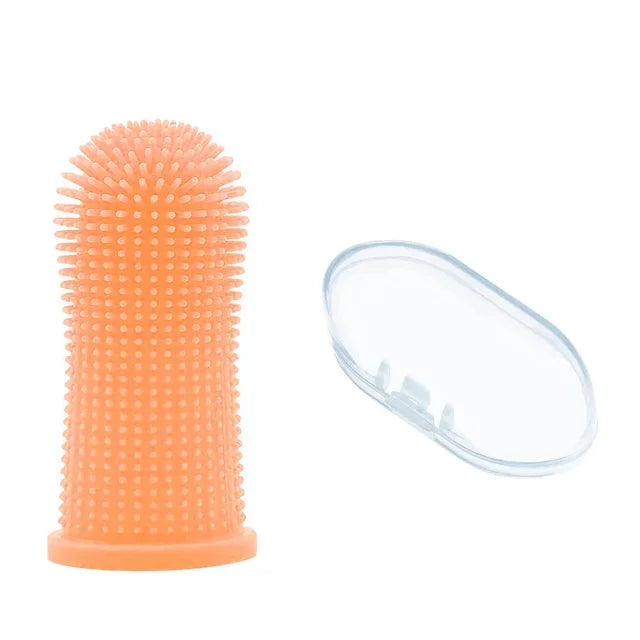 Super Soft Silicone Finger Toothbrush 360° Clean for Pets